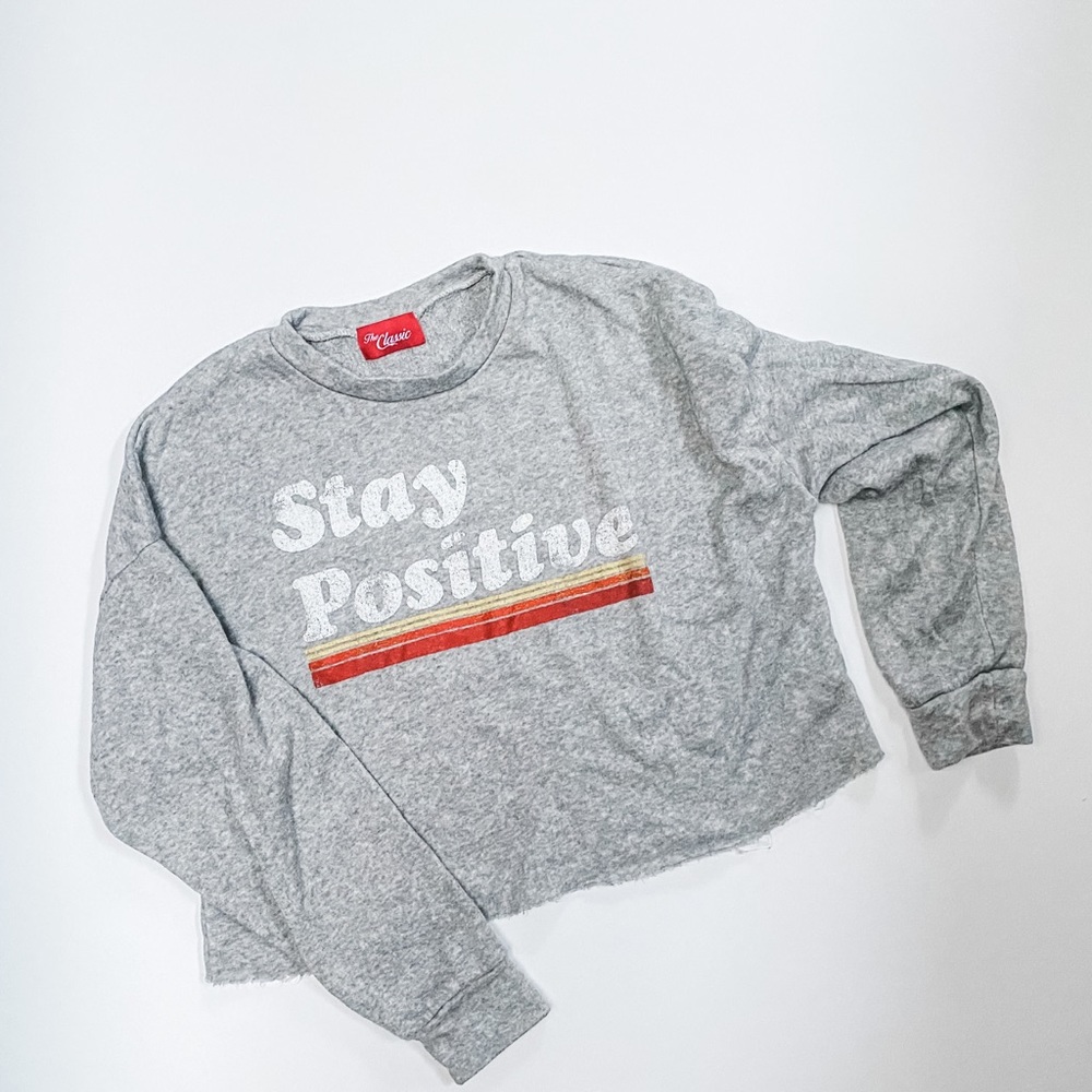 🌸 SALE 5 for $25 🌸 Positive Crew Neck